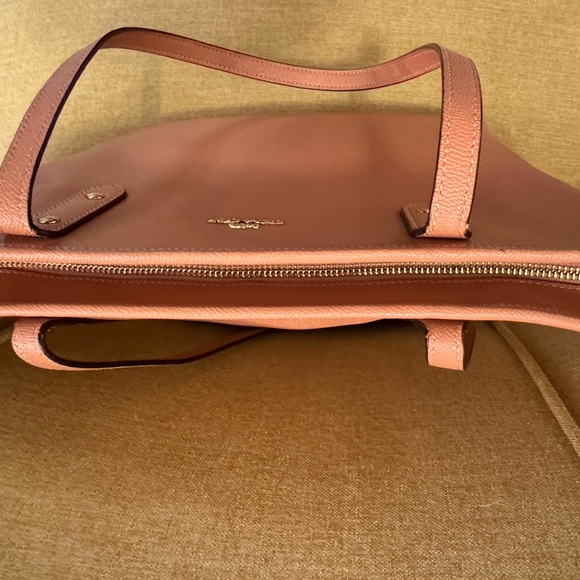 Coach Tote — Beautiful Peachish-Tan Color - Picture 10 of 12